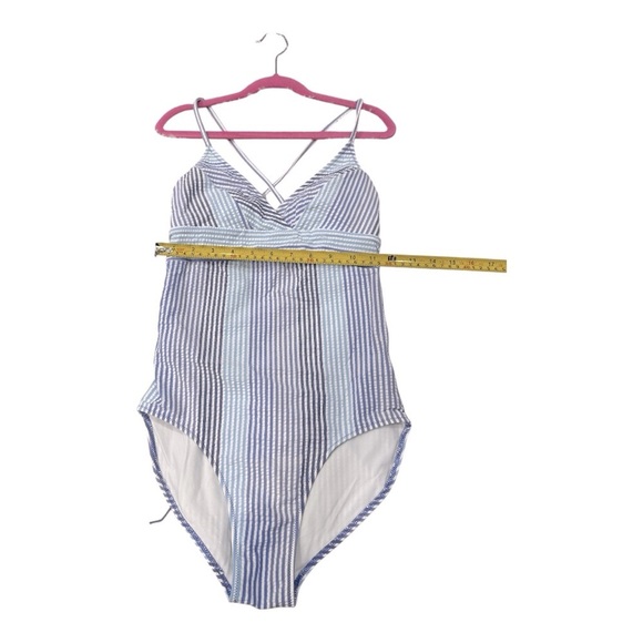 Vineyard Vines Blue and White One Piece with Sweetheart Neckline size XXS - Picture 5 of 8